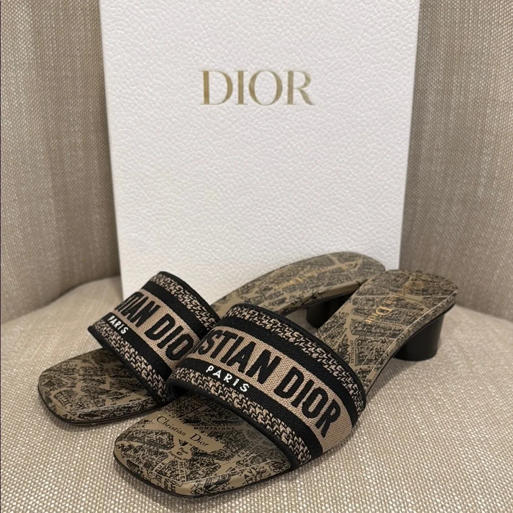 Dior Dway Heeled Sandals - Plan de Paris - Picture 3 of 13